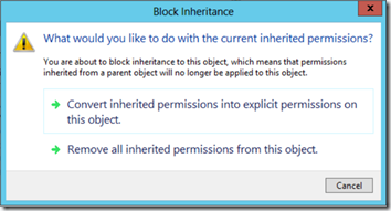 Block Inheritance